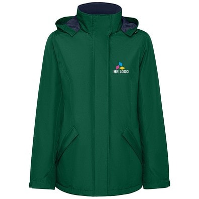 America wattierter Parka für Damen, dunkelgrün, L