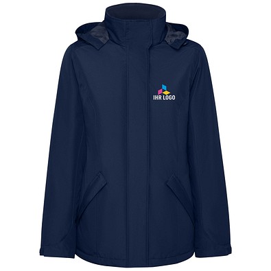America wattierter Parka für Damen, Navy Blue, L