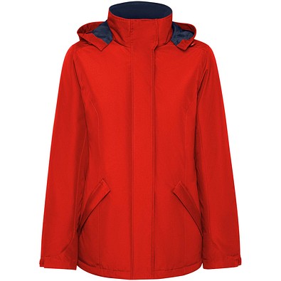 America wattierter Parka für Damen, rot, 3XL