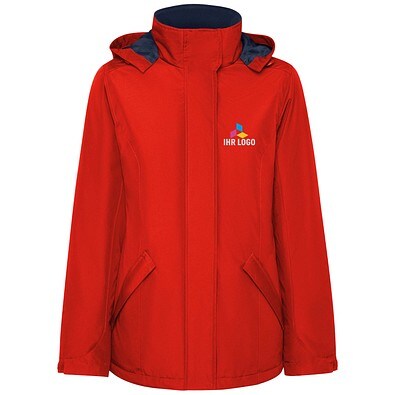 America wattierter Parka für Damen, rot, L