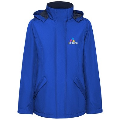 America wattierter Parka für Damen, royalblau, L