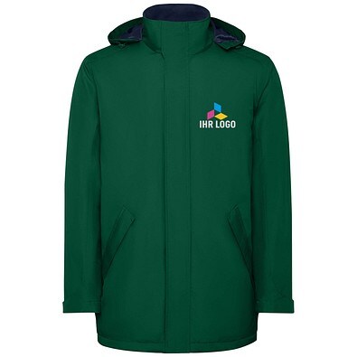 America wattierter Parka für Herren, dunkelgrün, 3XL
