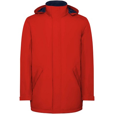 America wattierter Parka für Herren, rot, M