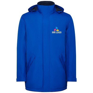 America wattierter Parka für Herren, royalblau, 3XL