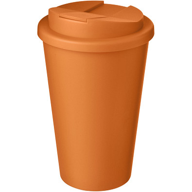 Americano® 350 ml Isolierbecher mit auslaufsicherem Schraubverschluss, orange
