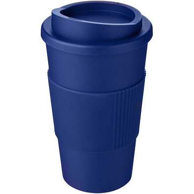 Americano Isolierbecher mit Schutzring, 350 ml, blau