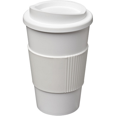 Americano Isolierbecher mit Schutzring, 350 ml, weiss