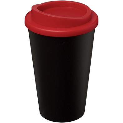 Americano® 350 ml Isolierbecher, rot/schwarz