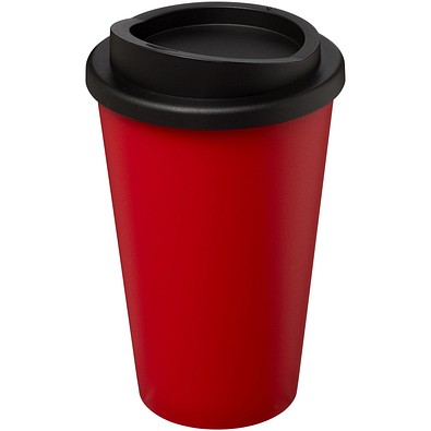 Americano® 350 ml Isolierbecher, schwarz/rot