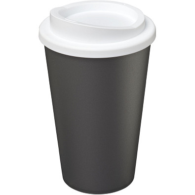 Americano® 350 ml Isolierbecher, silber/weiss