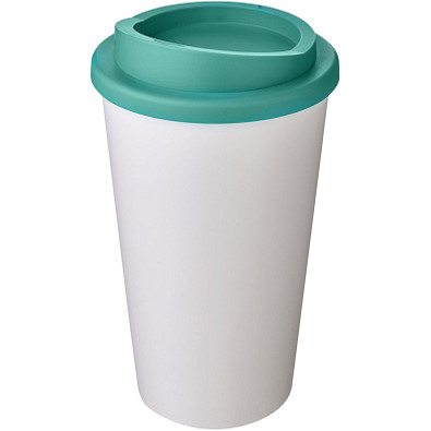 Americano® 350 ml Isolierbecher, weiss/aquablau