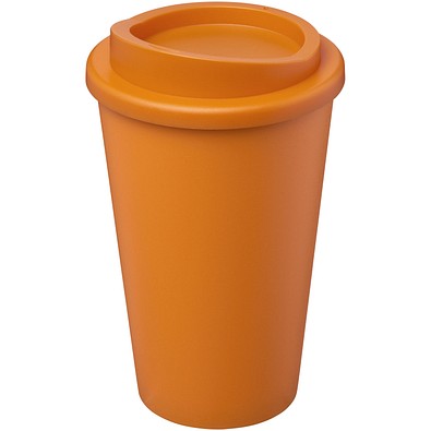 Americano® Eco 350 ml recycelter Becher, orange