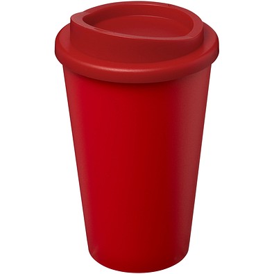 Americano® Eco 350 ml recycelter Becher, rot