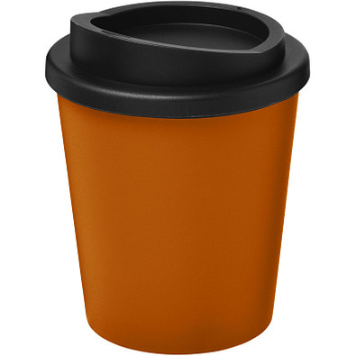 Americano Espresso Isolierbecher, 250 ml, orange,schwarz