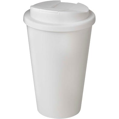 Americano® POP 350 ml isolierter Trinkbecher mit auslaufsicherem Deckel, weiss