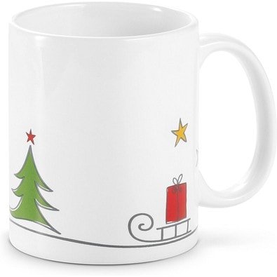 ANCELLE. Weihnachtliche Tasse, Gemischt