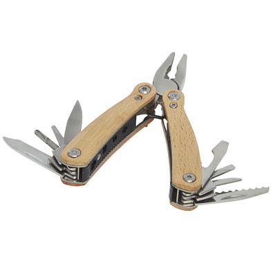 Anderson Mittelgroßes Multitool aus Holz mit 12 Funktionen, holz