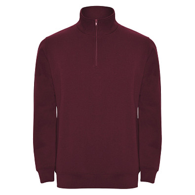 Aneto Pullover mit Viertelreißverschluss, Garnet, S