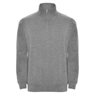 Aneto Pullover mit Viertelreißverschluss, Marl Grey, 2XL