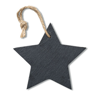 Anhänger Stern SLATESTAR, Schwarz