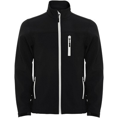 Antartida Softshelljacke für Kinder, schwarz, 12