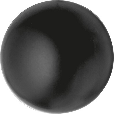 Anti Stress Knautschball aus knetbarem Schaumstoff AMELIA, schwarz