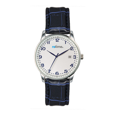 retime® Armbanduhr Budget LII, dunkelblau/silber retime® Armbanduhr Budget LII, dunkelblau/silber