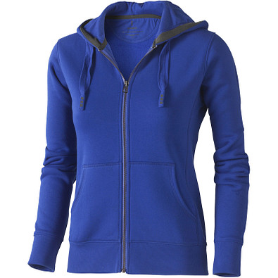 ELEVATE Damen Kapuzensweatjacke Arora, blau, XL ELEVATE Damen Kapuzensweatjacke Arora, blau, XL