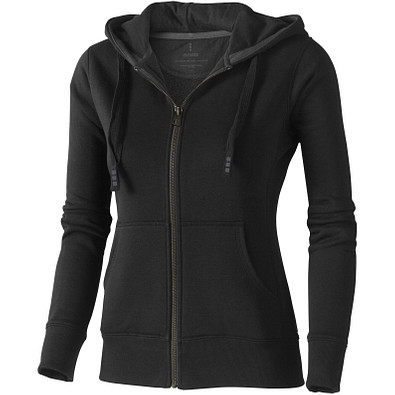 ELEVATE Damen Kapuzensweatjacke Arora, schwarz, L ELEVATE Damen Kapuzensweatjacke Arora, schwarz, L