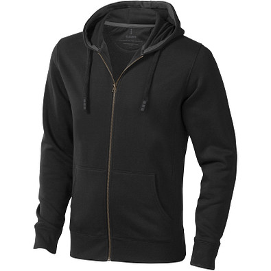 ELEVATE Herren Kapuzensweatjacke Arora, schwarz, XXL