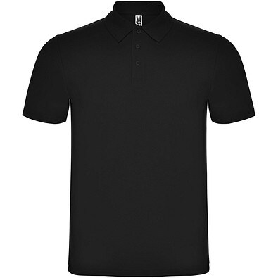 Austral Poloshirt Unisex, schwarz, L