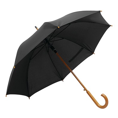 Automatik-Holzstockschirm JAZZ,schwarz
