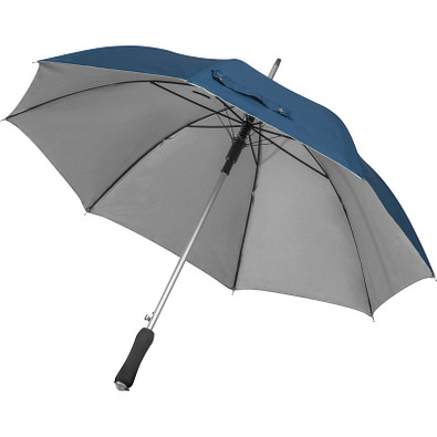 Automatikschirm aus Polyester mit Aluminium-Gestänge und UV-Schutz, dunkelblau Automatikschirm aus Polyester mit Aluminium-Gestänge und UV-Schutz, dunkelblau