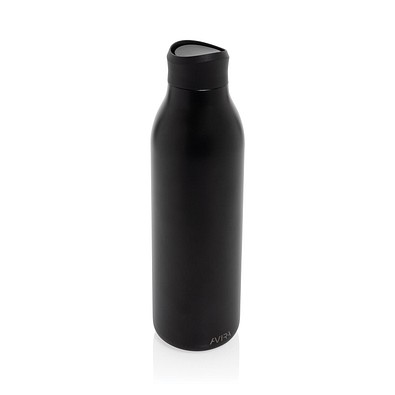 Avira Alok 600ml Wasserflasche aus RCS rec. 360 Stahl, schwarz