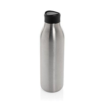 Avira Alok 600ml Wasserflasche aus RCS rec. 360 Stahl, silber