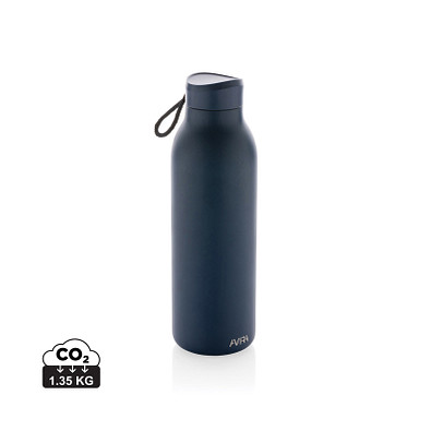 Avira Avior RCS recycelte Stainless-Steel Flasche 500ml, navy blau