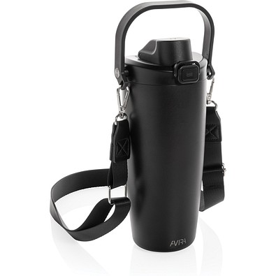 Avira Ayala Crossbody Duosip Becher aus RCS rec. Stahl, schwarz