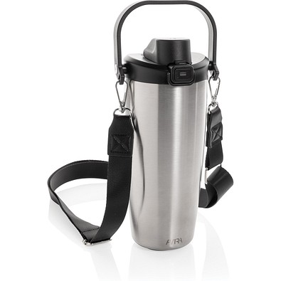 Avira Ayala Crossbody Duosip Becher aus RCS rec. Stahl, silber