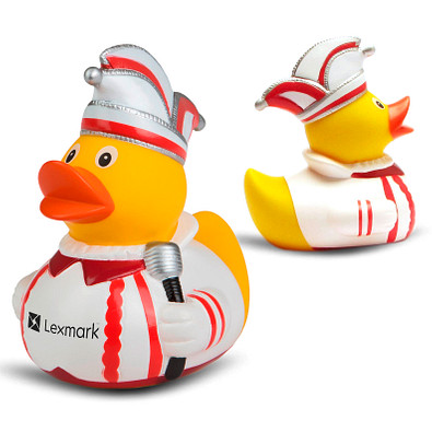 Schnabels® Bade-Ente Karnevalsprinz, gelb/weiß