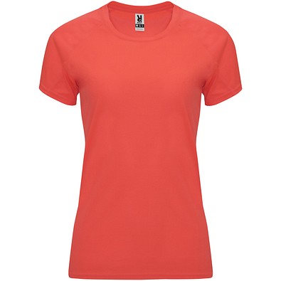Bahrain Sport T-Shirt für Damen, Fluor Coral, 2XL