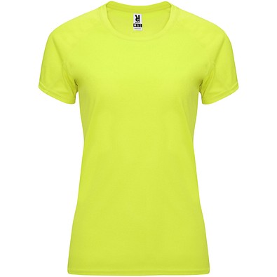 Bahrain Sport T-Shirt für Damen, Fluor Yellow, 2XL