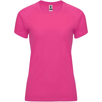 Bahrain Sport T-Shirt für Damen, Pink Fluor, L