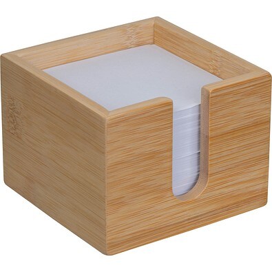 Bambus Zettelbox NATALINA, beige