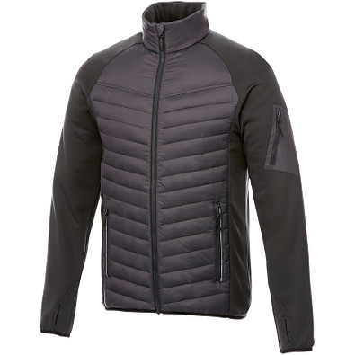 ELEVATE Herren Hybrid-Thermojacke Banff, grau, L