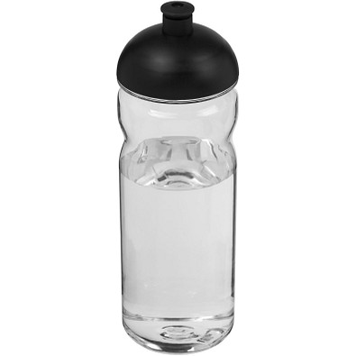 Base Tritan Sportflasche mit Stülpdeckel, 650 ml, transparent,schwarz Base Tritan Sportflasche mit Stülpdeckel, 650 ml, transparent,schwarz