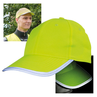 Baseball-Cap Chigaco aus Polyester, gelb