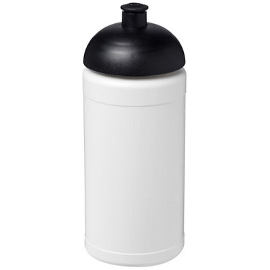 Baseline Plus Sportflasche mit Stülpdeckel, 500 ml, weiss,schwarz Baseline Plus Sportflasche mit Stülpdeckel, 500 ml, weiss,schwarz