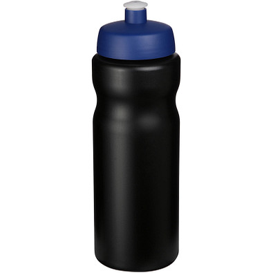 Baseline Plus Sportflasche, 650 ml, schwarz,blau