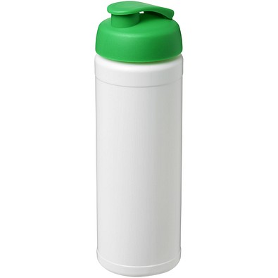 Baseline® Plus 750 ml Flasche mit Klappdeckel, weiß/grün