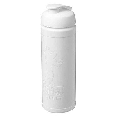 Baseline Rise 750 ml Sportflasche mit Klappdeckel, weiß / schwarz